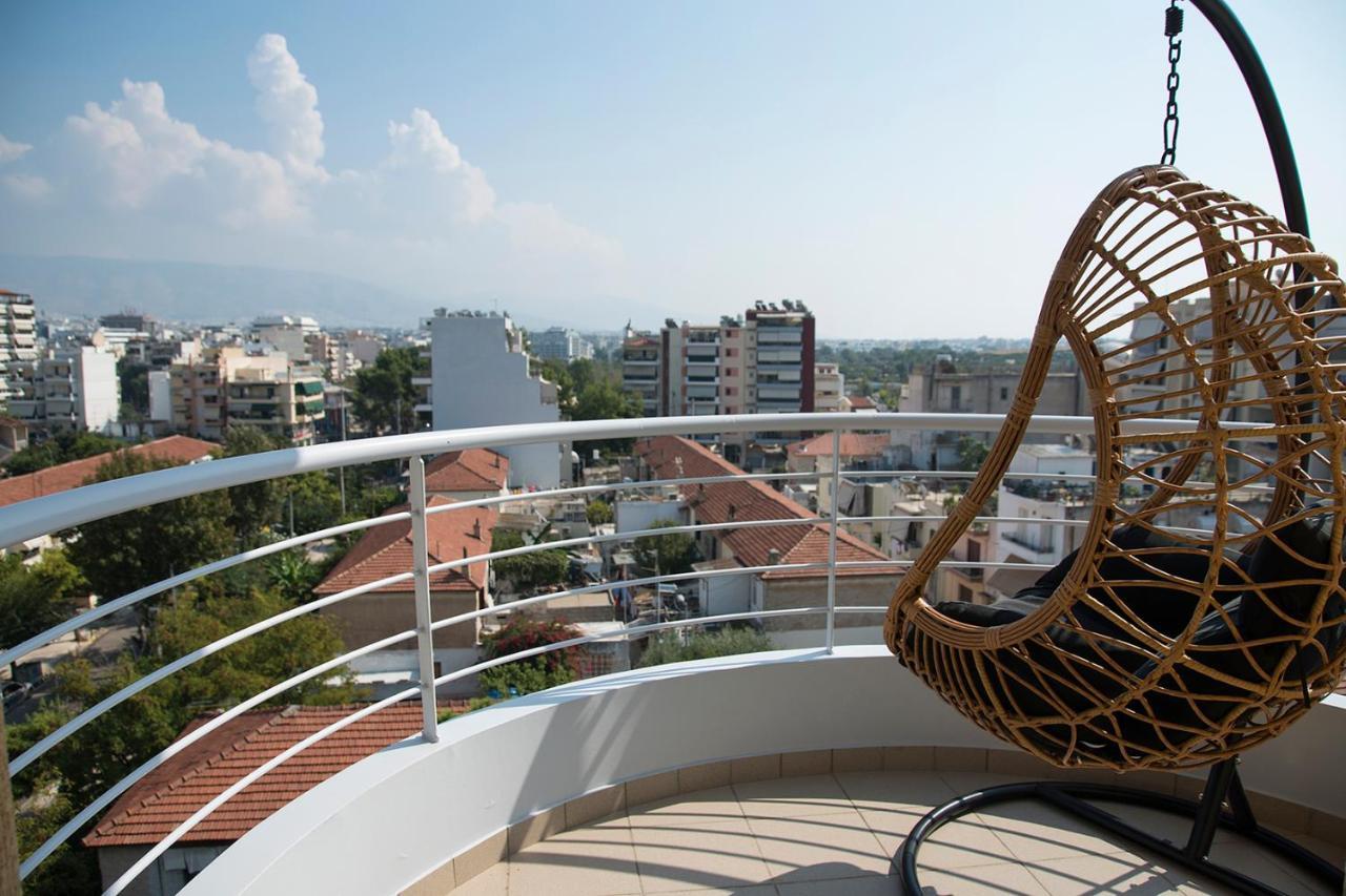Boutique Penthouse Next To Stavros Niarchos Foundation Leilighet Athen Eksteriør bilde